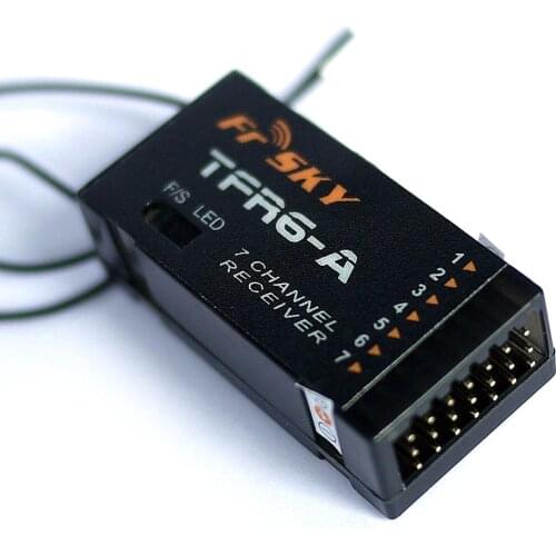 FrSky 2.4G 7CH TFR6A TFR6 7CH Receiver Compitible with Futaba FASST 2.4G Module