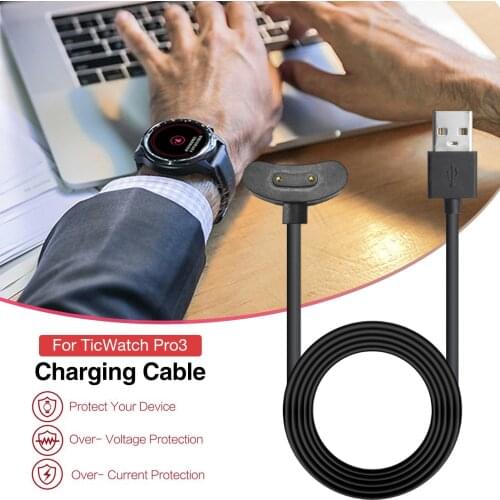 1m Smart Watch Charging Cable Connection Wire For TicWatch Pro3 Watch Charger Smart Watch Charging Stock For TicWatch Pro 3 1m