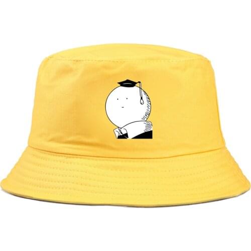 Assassination Classroom Bucket Hat men Cotton Fishing Hunting Cap Outdoor Beach Fisherman Panama Womens Bucket Hat