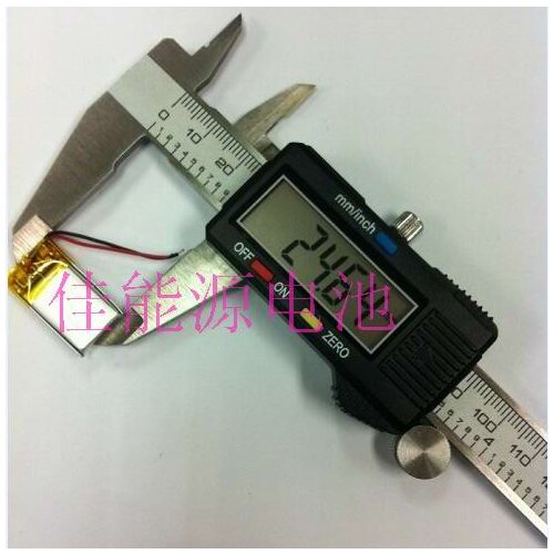 3.7V polymer lithium battery 271424 80MAH ultra-thin MP3 MP4 MP5 Bluetooth headset Rechargeable Li-ion Cell