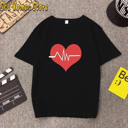 Minimalist Harajuku Women Graphics T-shirt ECG Short-sleeved Tops Tees O-Neck Casual Girls Large Size Cartoon fashion T-shirt