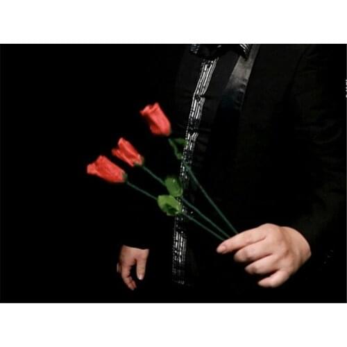 Multiplying Torches to Roses By ZFmagic,Magic Tricks Props Magia Professional Stage Street Illusions Gimmick Accessories Appear