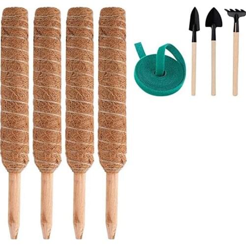 Moss Pole For Climbing Plants Plant Support Pole Coir Moss Stick For Plant Support Extension Climbing Plants