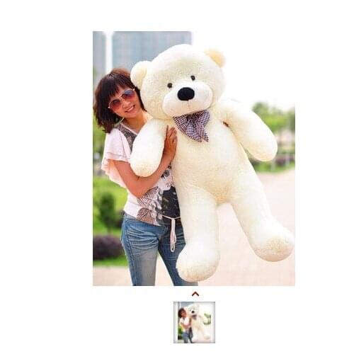 Stuffed animal teddy bear tie bear plush toy about 100cm bear doll 39 inch throw pillow toy b908