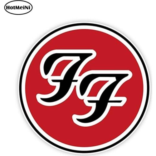 HotMeiNi 12cm x 12cm Foo Fighters Rock Sticker Decal Vinyl Door Bumper Window DIY Car Body Decals