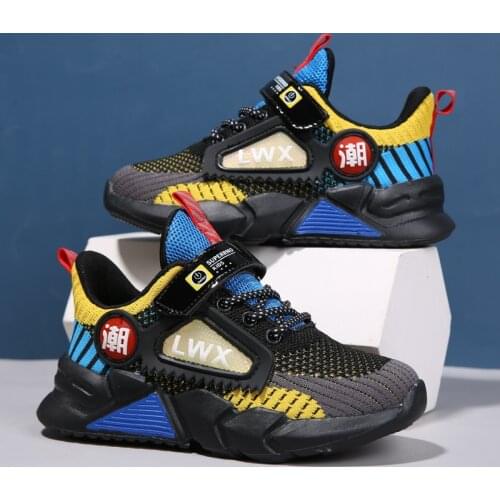 2021 new childrens shoes sports shoes boys and girls sports shoes lightweight childrens leather waterproof casual walking shoe