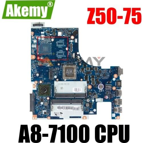 New ACLU7/ACLU8 NM-A291 Motherboard For Lenovo Z50-75 G50-75M G50-75 G50-75M Laptop mainboard ( For AMD A8-7100 CPU ) GM