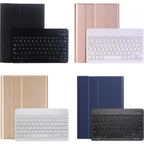 Bluetooth Keyboard Foldable Stand Case Practical Texture Durable Full Protective Cover Classic Delicate for iPad 10.2 inch