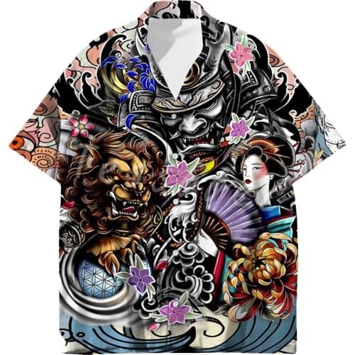 TESSFFEL Men's Beach (Hawaiian) Shirts