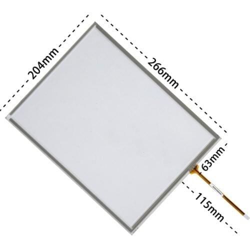 TPC1262 4 lines Resistive touchscreen 12.1 Inch Touch screen for MCGS machines panel repair~do it yourself, Have in stock