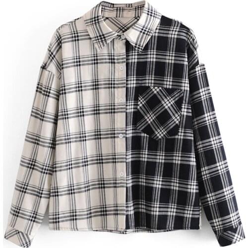 TRAF Black And White Blouses