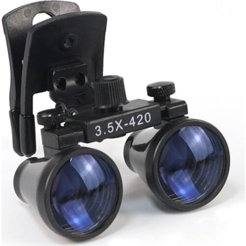High Quality Clip Medical Loupes 2.5/3.5X Binocular Magnifier Medical Dental Surgical Magnifying Glasses