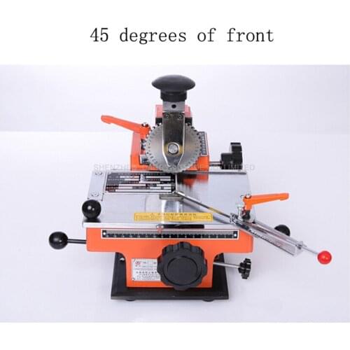 YL-360 Semi-automatic manual marking machine, aluminum labeling coding machine,equipment parameter label printer