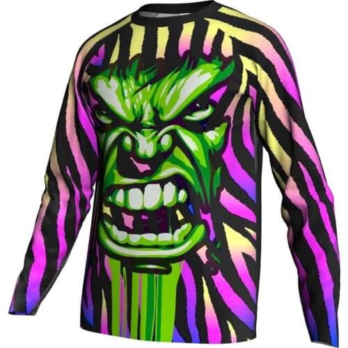 10 Colors Moto Bicycle Jersey Long Sleeve Cycling Thin Bike Mtb New Style Shirt Downhill T-shirt Motocross Mx Mountain Clothing