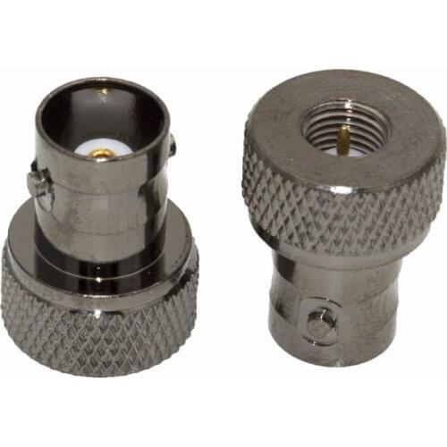 2PCS RF Coaxial Adapter SMA Male to BNC Female RF Connectors Silver Plated Adaptor