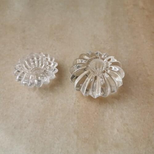 4pieces/lot acrylic clear pumpkin ball wall lamp tube connection point decoration for wall lamp lighting accessories