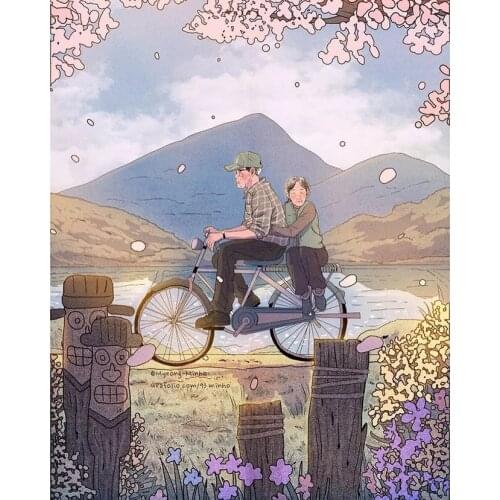 DIY Full Diamond Painting Pure Love Story Drill Embroidery Mosaic Machine Cross Stitch Handcraft Gift JX304