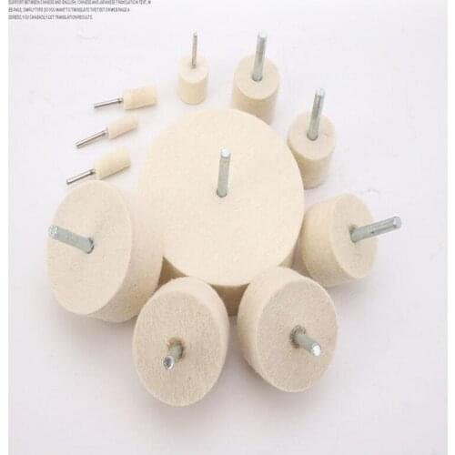 Free shpping of 10pcs/pack 30/35/40*6mm cylindrical grinding polishing wheel polishing grinding head electric grinding heads