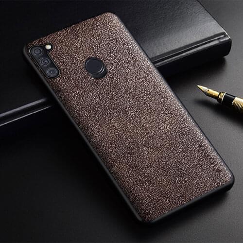 Case for Samsung Galaxy A11 M11 slim premium PU leather funda coque capa Business Style Case Cover for Samsung Galaxy A11