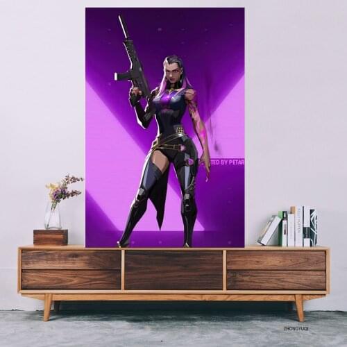 Painting of valorant on HD Canvas The Game Poster Decoration Canvas Painting WallArt Posters and Prints Cuadros Decor