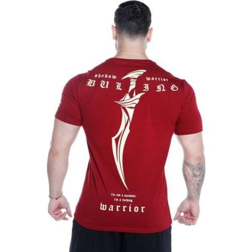 Summer Muscle Male Outdoor exercise short sleeve casual training Elastic breathable t shirts running training O-neck streetwear