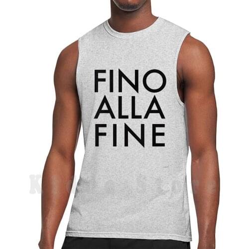 Bis Zum Ende Tank Tops Vest Sleeveless Fino Alla Fine Fu ? Ball Ronaldo Calcio Dybala Fino Cristiano Buffon