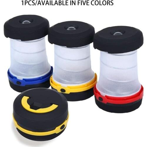 Mini Multifunction Collapsible Pop-up Camping Lantern Flash Lights Waterproof Portable Outdoor Tent Light Pocket Emergency Torch