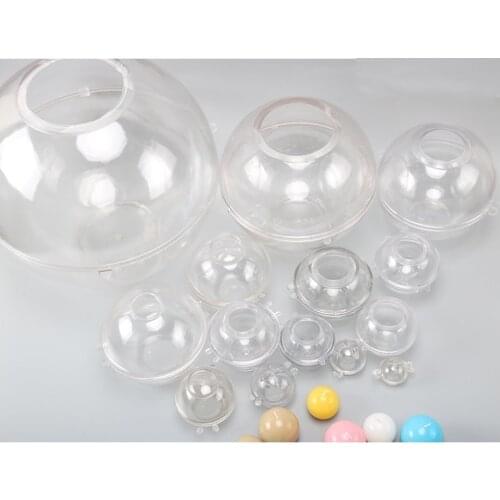 Multi-size Sphere Acrylic Aromatherapy Candle Mold Supplies DIY Match Large Ball Rib Clay Tool Party Plastic Moulds Supplies