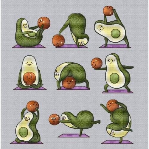 MM200936Home Fun Cross Stitch Kit Package Greeting Needlework Counted Cross-Stitching Kits New Style Joy Sunday Kits Embroidery