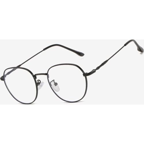 Newly Optical Anti-blue Light Glasses Photochromic Computer Goggles with PC Lens Metal Frame Vintage Style