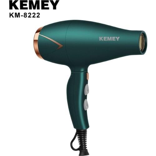 Kemei Professional Ionic Hair Dryer Travel Home Use High Power Blow Dryer Hot Cold Air Hairdryer Salon Blow Dryer Styling Tools