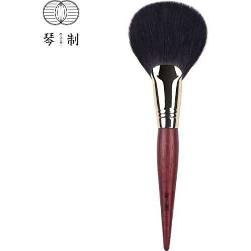 QINZHI Professional Handmade Make Up Brush 178 Large Fan Shape Face Powder Brush Soft Blue Squirrel Hair Makeup Brushes