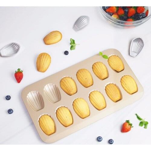 Shell Shaped Cake Mould Non-stick Steel Cake Cookie Chocolate Pastry Making Mold Baking Stencil