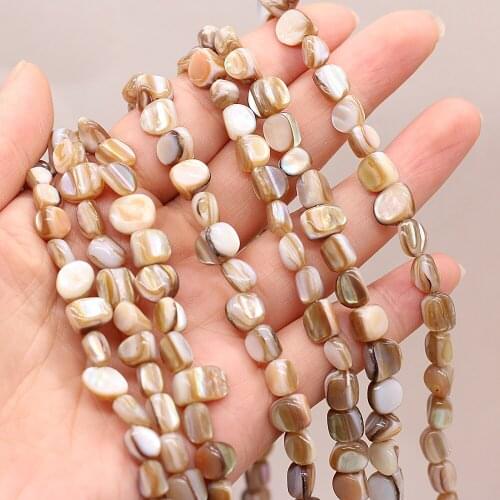 Natural Crystal Gravel Stone Beads Irregural Citrines Fluorite Quartz Loose Beads for Making Jewelry Necklace Length 40cm