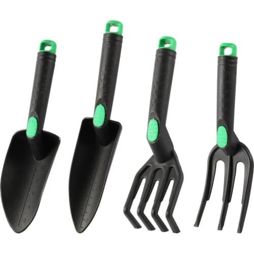 Home Garden Gardening Shovel Four-piece Plants Transplanting Mini Tools Succulent Seedling Cultivation Shovel Rake Kit