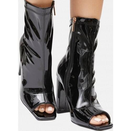 Black White Peep Toe Platform Gladiator Sandals Women Summer Boots Ladies Casual Shoes Sandales Femmes 2021 Sandalias Mujer