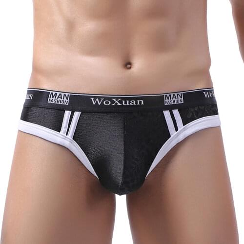 Sexy Men Underwear Male Brief Slip Mens Bikini Panties U Convex Pouch Underpants