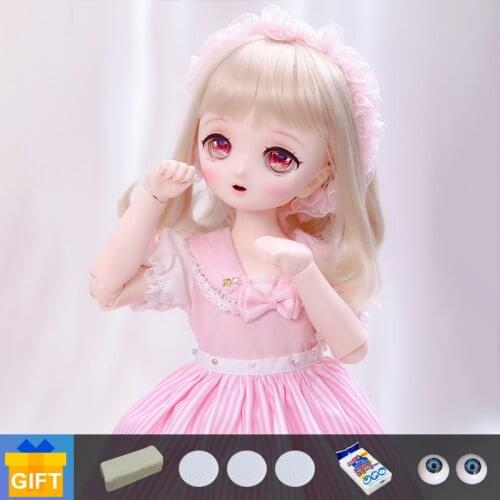 Shuga Fairy Doll BJD Naiko 1/4 Anime Figure Full Set B Resin Toys for Girls Boys Gifts Ball Jointed Doll MSD