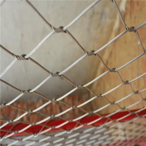 X Tend Flexible AISI316 Stainless Steel Cable Wire Mesh Net For Safety
