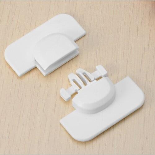 1PC Quality Home Refrigerator Freezer Door Lock Kid Child Safety Latch Plastic Fridge Door Lock Cupboard Cabinet Drawer Lock