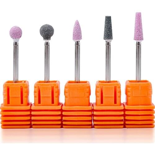 1Pcs Electric Manicure Head Replacement Device Ceramic Nail Drill Bits For Manicure Pedicure Polishing Mill Cutter Nail Files