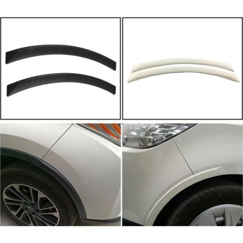 2Pcs Universal Arch Car Wheel Eyebrow Flares Auto Car Mudguard Anti-scratch Protector Strips Car Mud Guard Styling Accessories