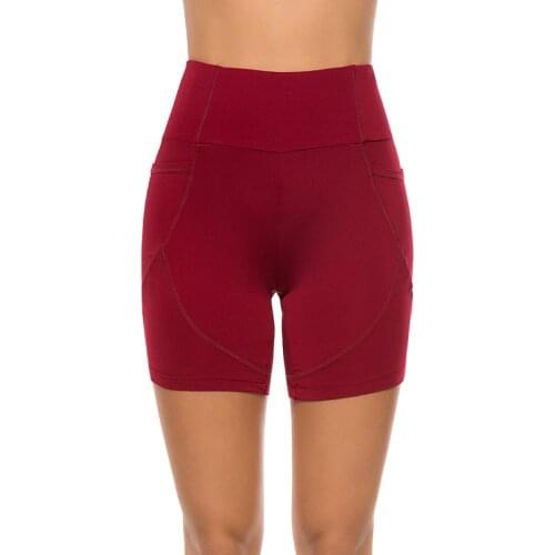 Fashion Solid Color Pockets High Waist Short Patchwork Female Skinny Casual New Women Leggings