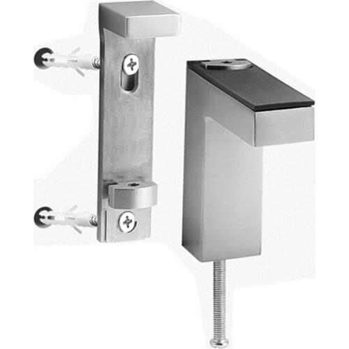 50PCS High Quality F Clamp Zinc Glass Clip Adjustable Wall Mounted Glass Shelf Clamp Bracket 4-30mm Glass Holder for Home Office