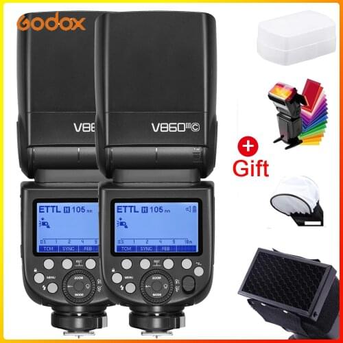 Godox V860III 2.4G Wireless TTL 1/8000s Flash Speedlite with X2T-C/N/S/F/O/P Trigger for Canon Nikon sony Fujifilm Fuji Camera