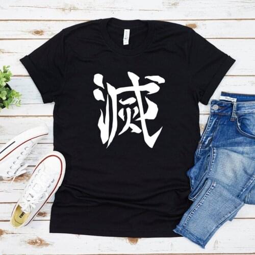 Hot Anime Demon Slayer T Shirt Women Men Tanjiro Kamado Shirt Harajuku Demon Slayer Kimetsu No Yaiba Sudadera Tshirt Summer Tees