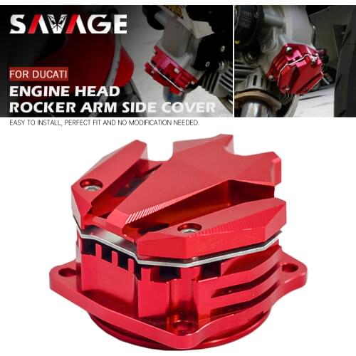 Engine Head Rocker Arm Side Cover For DUCATI MONSTER 659 696 796 2008-2016/ 797 2017-2020 Motorcycle Accessorie CNC Cap
