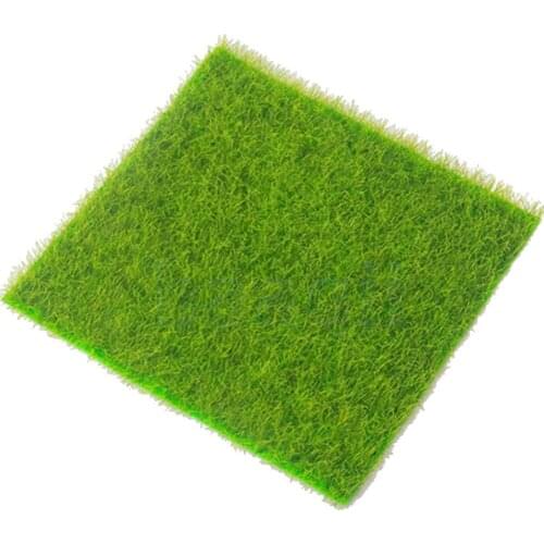 Artificial Grass Fake Lawn Grass Miniature Dollhouse Decor Home Garden Ornament