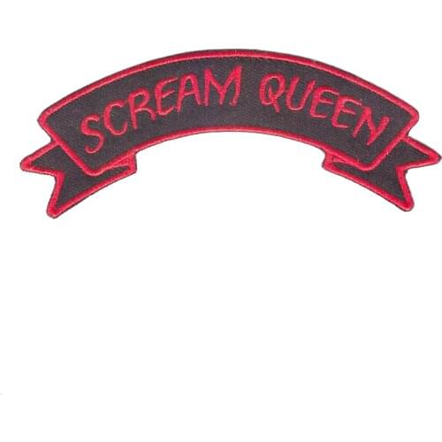 Scream Queen Zombie Horror Dead Patch Embroidery Patches For Jacket Sew On Patches