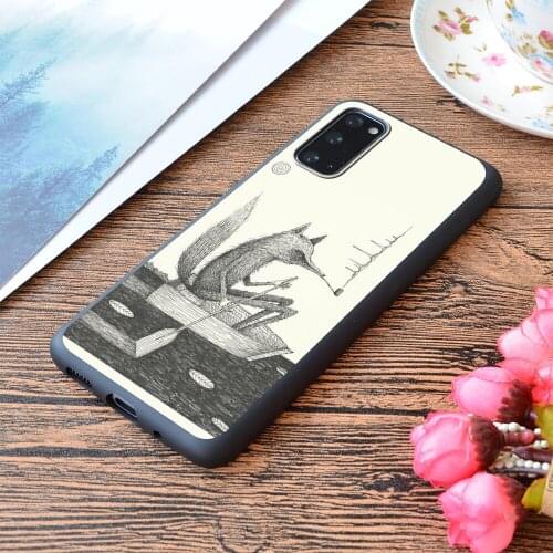 For Samsung Galaxy Across The Lake Print Soft Matt Phone Case